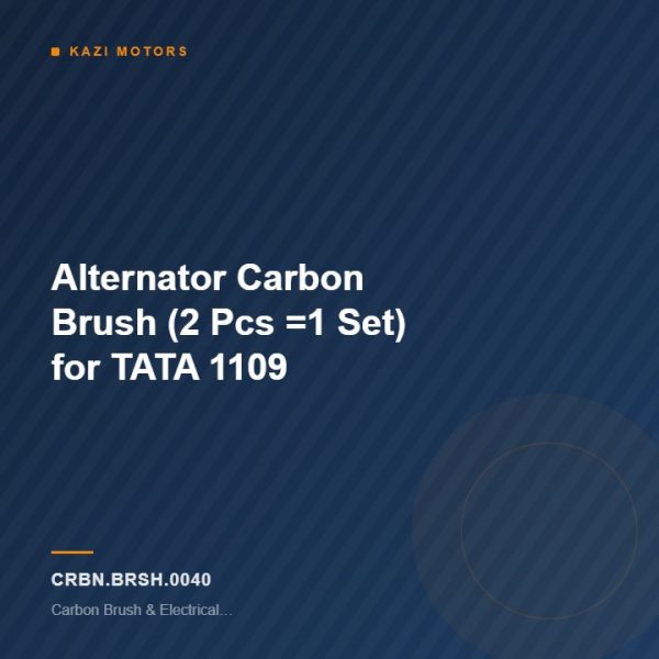 Alternator Carbon Brush (2 Pcs =1 Set) for TATA 1109