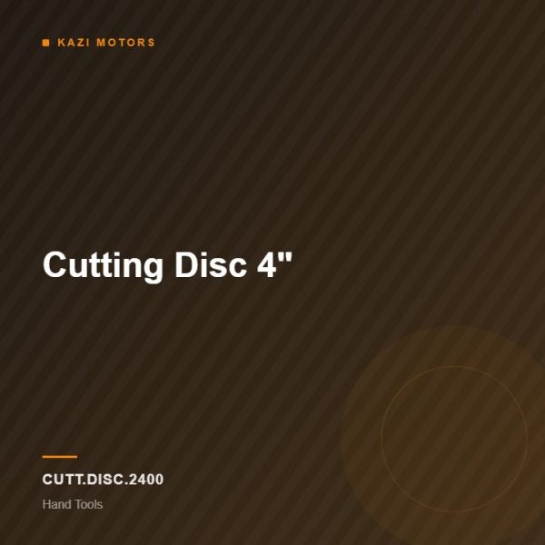 Cutting Disc 4″