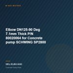 Elbow DN125-90 Deg 7.1mm Thick P/N 80020064 for Concrete pump SCHWING SP2800