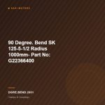 90 Degree. Bend SK 125-5-1/2 Radius 1000mm- Part No: G22366400