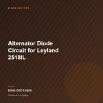 Alternator Diode Circuit  for Leyland 2518IL