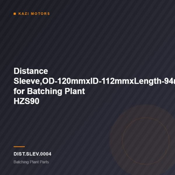 Distance Sleeve,OD-120mmxID-112mmxLength-94mm for Batching Plant HZS90