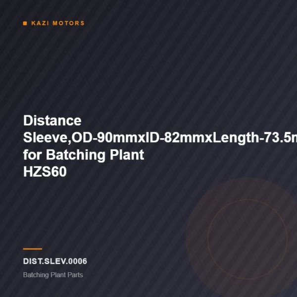 Distance Sleeve,OD-90mmxID-82mmxLength-73.5mm for Batching Plant HZS60