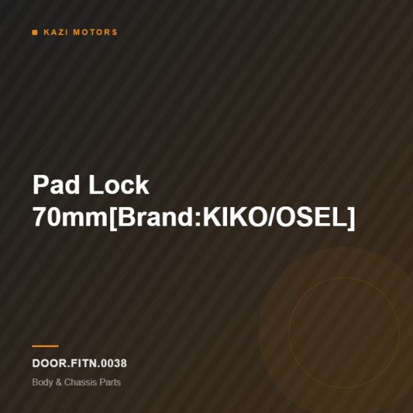 Pad Lock 70mm[Brand:KIKO/OSEL]