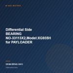 Differential Side BEARING NO-33113X2,Model:XG935H for PAYLOADER