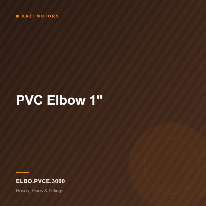PVC Elbow 1”
