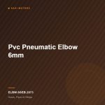 Pvc Pneumatic Elbow 6mm