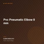 Pvc Pneumatic Elbow 8 mm