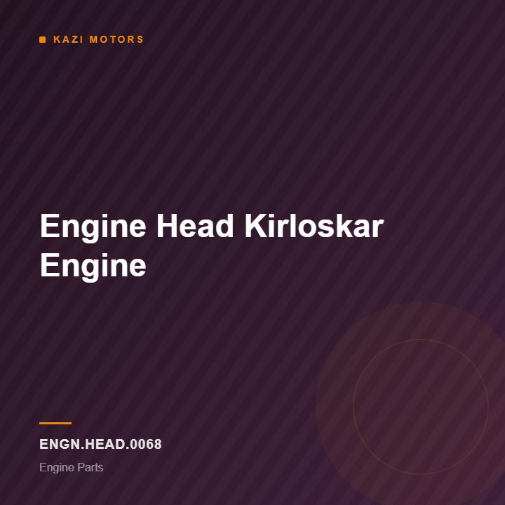 Engine Head Kirloskar Engine