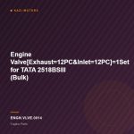 Engine Valve[Exhaust=12PC&Inlet=12PC]=1Set for TATA 2518BSIII (Bulk)