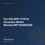 Fan Belt 6PK-1316 for Generator Model: Weichai-WP13D405E200