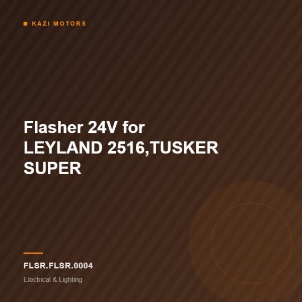 Flasher 24V for LEYLAND 2516,TUSKER SUPER