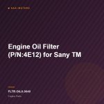 Engine Oil Filter (P/N:4E12) for Sany TM