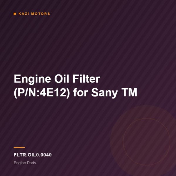 Engine Oil Filter (P/N:4E12) for Sany TM