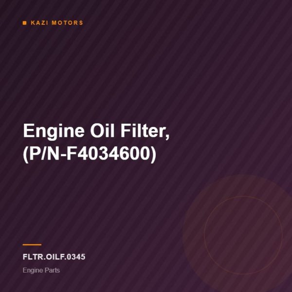 Engine Oil Filter, (P/N-F4034600)