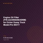 Engine Oil Filter (P/N:2223958456/40NM) for Eicher Dump Truck Model:Pro 6031T