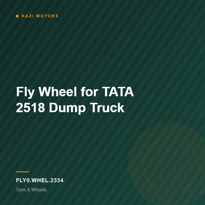 Fly Wheel for TATA 2518 Dump Truck