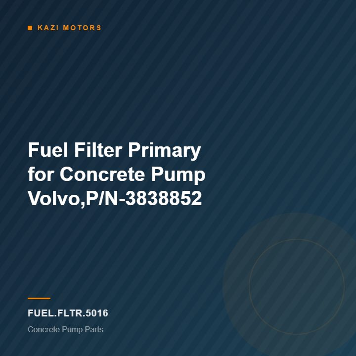 Fuel Filter Primary for Concrete Pump Volvo,P/N-3838852
