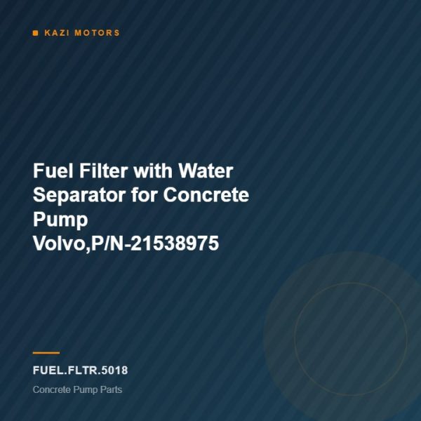 Fuel Filter with Water Separator for Concrete Pump Volvo,P/N-21538975