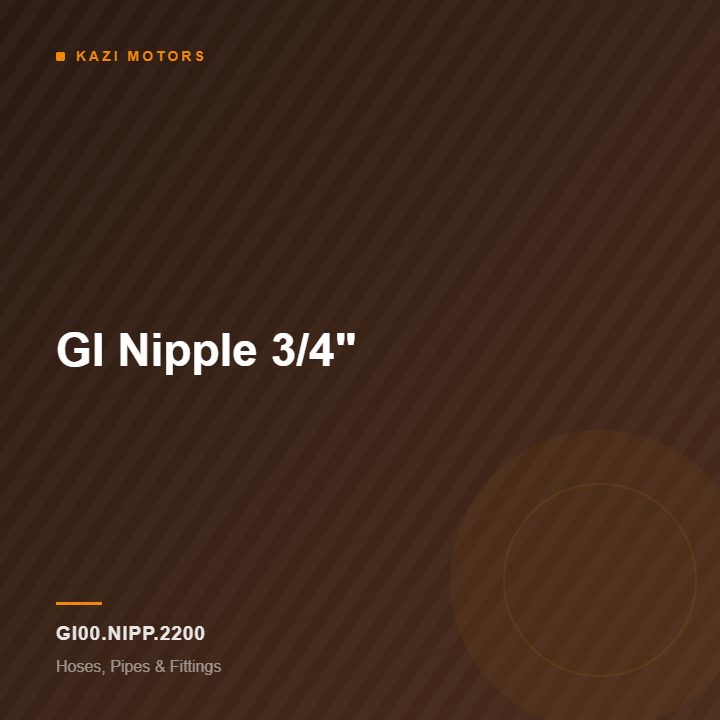 GI Nipple 3/4″