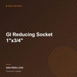 GI Reducing Socket 1″x3/4″