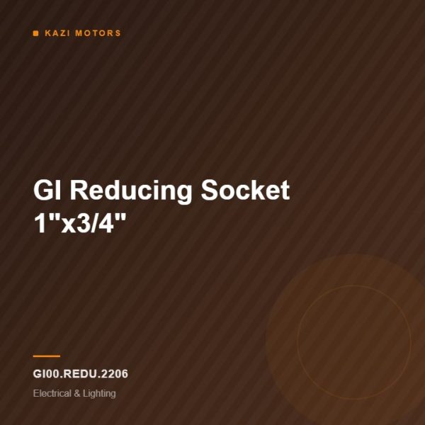 GI Reducing Socket 1″x3/4″