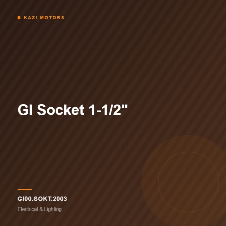 GI Socket 1-1/2″
