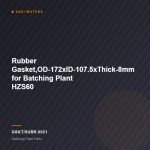 Rubber Gasket,OD-172xID-107.5xThick-8mm for Batching Plant HZS60