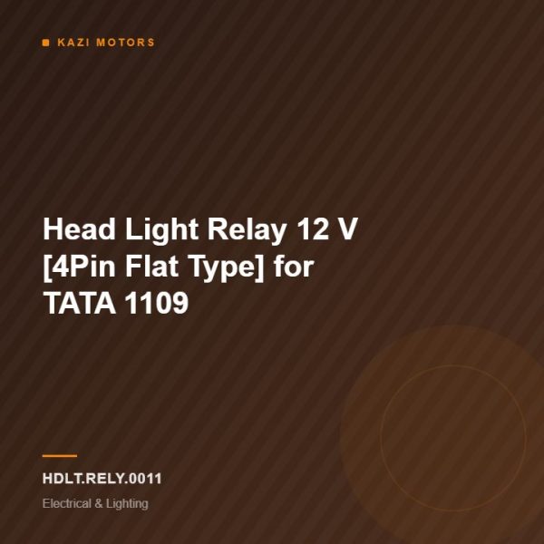 Head Light Relay  12 V [4Pin Flat Type] for TATA 1109