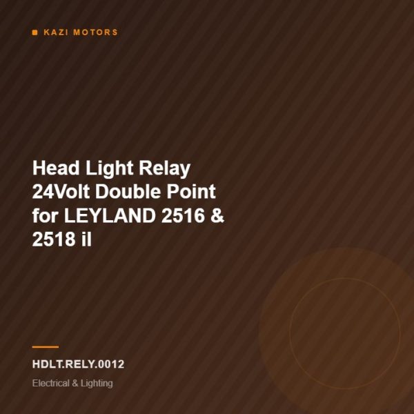Head Light Relay 24Volt Double Point for LEYLAND 2516 & 2518 il