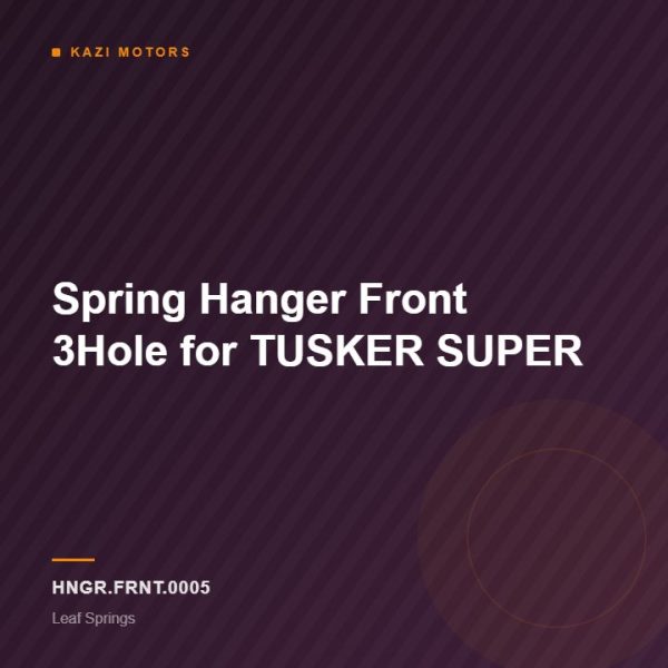 Spring Hanger Front 3Hole for TUSKER SUPER