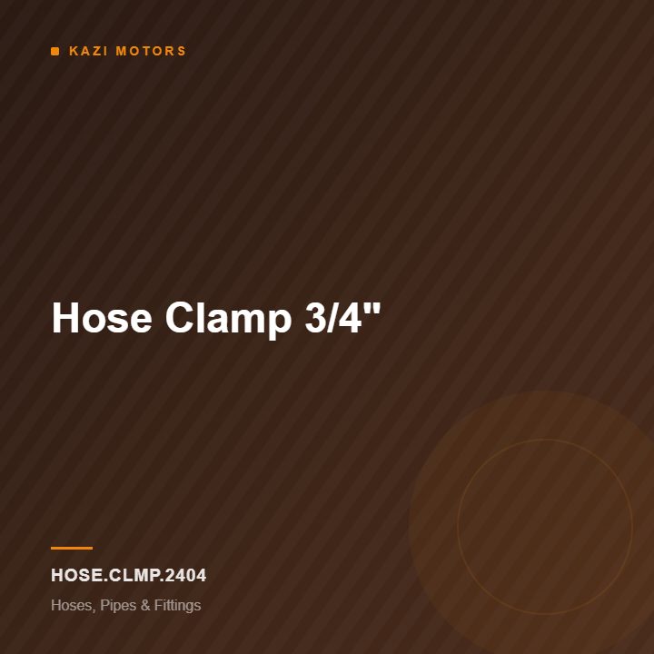 Hose Clamp 3/4″
