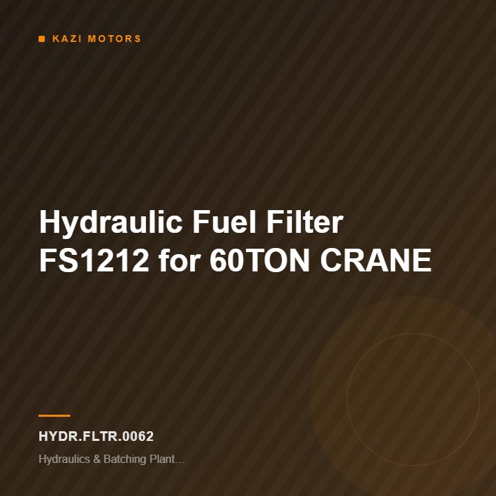 Hydraulic Fuel Filter FS1212 for 60TON CRANE