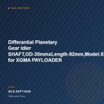 Differantial Planetary Gear Idler SHAFT,OD-35mmxLength-92mm,Model:XG935H for XGMA PAYLOADER