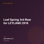 Leaf Spring 3rd Rear for LEYLAND 2516