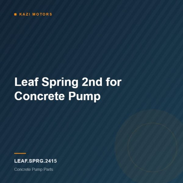 Leaf Spring 2nd for Concrete Pump