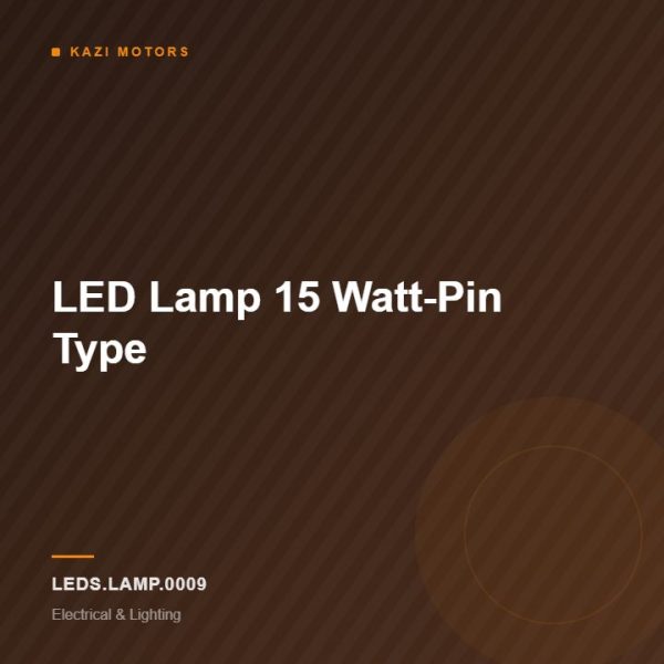 LED Lamp 15 Watt-Pin Type