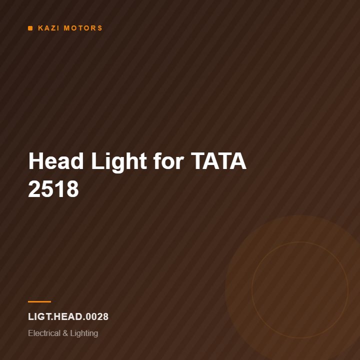 Head Light for TATA 2518
