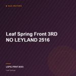 Leaf Spring Front 3RD NO LEYLAND 2516