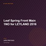 Leaf Spring Front Main 1NO for LEYLAND 2516