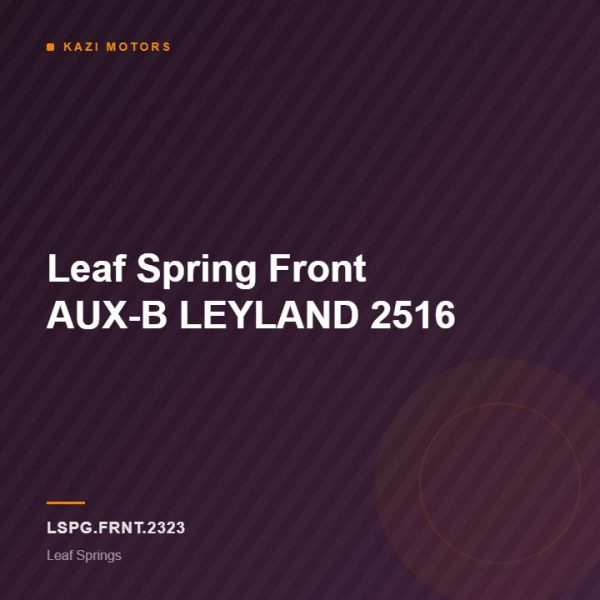Leaf Spring Front AUX-B LEYLAND 2516
