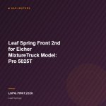 Leaf Spring Front 2nd for Eicher MixtureTruck Model: Pro 5025T