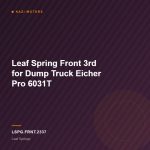 Leaf Spring Front 3rd for Dump Truck Eicher Pro 6031T