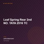 Leaf Spring Rear 2nd NO. TATA  2516 TC
