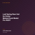 Leaf Spring Rear 2nd for Eicher MixtureTruck Model: Pro 5025T