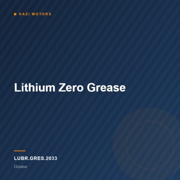 Lithium Zero Grease