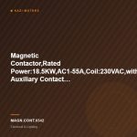 Magnetic Contactor,Rated Power:18.5KW,AC1-55A,Coil:230VAC,with Auxiliary Contact 2NO+2NC,Model:3TF44,Make:SIEMENS,GERMANY