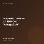 Magnetic Cotactor LC1D80Coil Voltage:220V