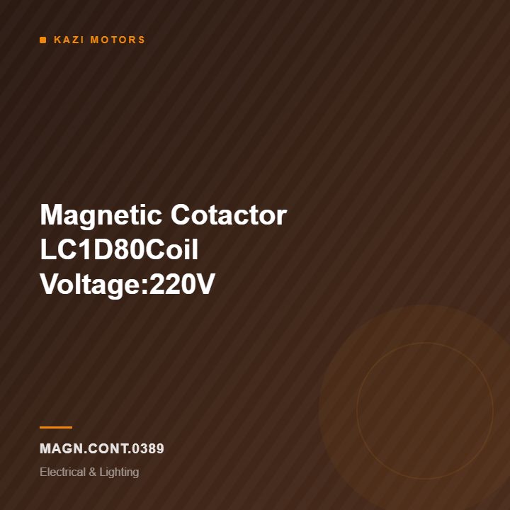Magnetic Cotactor LC1D80Coil Voltage:220V
