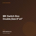 MK Switch Box Double,Size:8″x4″